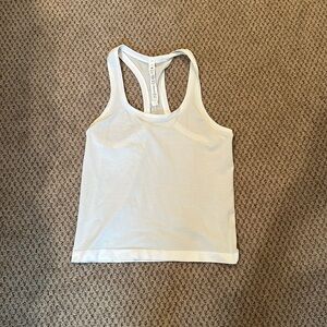 Lululemon cropped tank! Super cute barely worn!